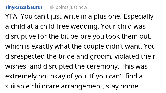 “Am I The Jerk For Bringing My Baby To A Child-Free Wedding?” “Am I The Jerk For Bringing My Baby To A Child-Free Wedding?”