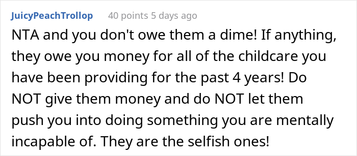Entitled Brother Drops His Kids Off At Sister's House Without Asking, Wants Her To Pay For Childcare After She Refuses To Babysit Entitled Brother Drops His Kids Off At Sister's House Without Asking, Wants Her To Pay For Childcare After She Refuses To Babysit