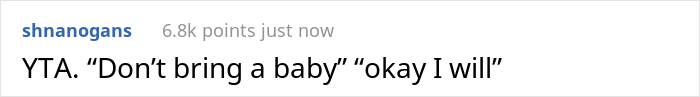 “Am I The Jerk For Bringing My Baby To A Child-Free Wedding?” “Am I The Jerk For Bringing My Baby To A Child-Free Wedding?”