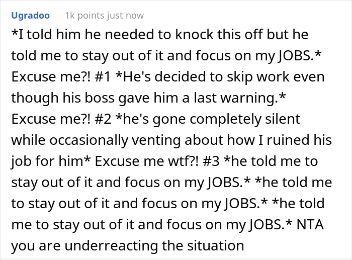 “AITA For Causing My Husband To Get Fired?”
