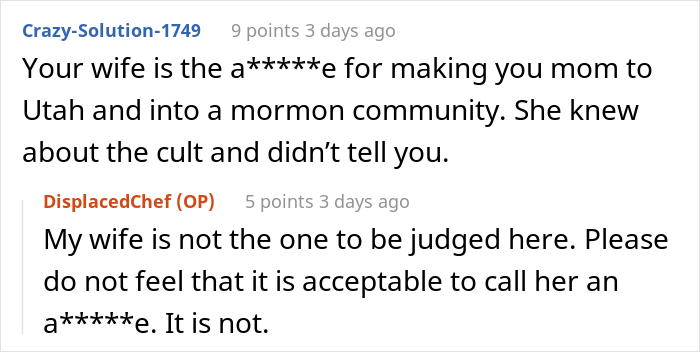 New Neighbor Gets Blasted By Mormon Guests After Dinner As They Discovered That The Sauce He Made Contained Red Wine New Neighbor Gets Blasted By Mormon Guests After Dinner As They Discovered That The Sauce He Made Contained Red Wine