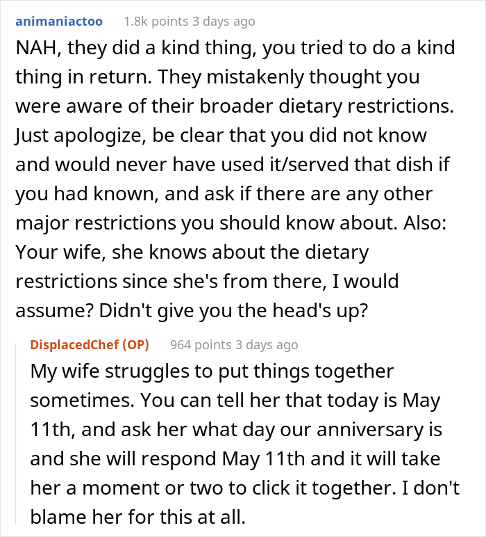 New Neighbor Gets Blasted By Mormon Guests After Dinner As They Discovered That The Sauce He Made Contained Red Wine New Neighbor Gets Blasted By Mormon Guests After Dinner As They Discovered That The Sauce He Made Contained Red Wine