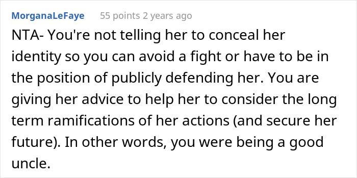 Teen Would Lose $7M If She Came Out As Gay, Uncle Asks If He Was A Jerk To Tell Her To Stay In The Closet Teen Would Lose $7M If She Came Out As Gay, Uncle Asks If He Was A Jerk To Tell Her To Stay In The Closet
