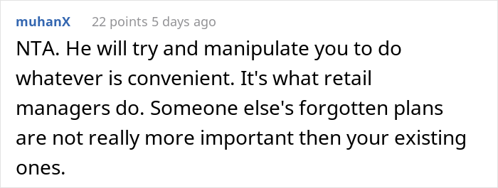 Coworker Bombards Guy With Text Messages Calling Him A “Childless Man Child” After He Refused To Cover Her Shift That Fell On Her Son’s 1st Birthday Coworker Bombards Guy With Text Messages Calling Him A “Childless Man Child” After He Refused To Cover Her Shift That Fell On Her Son’s 1st Birthday