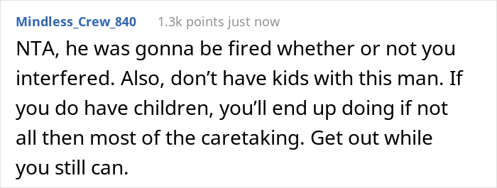 “AITA For Causing My Husband To Get Fired?” “AITA For Causing My Husband To Get Fired?”