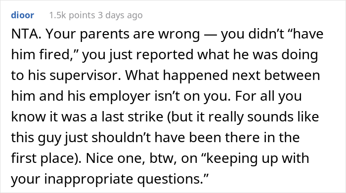 Woman Gets A Creepy Interviewer Fired For Asking “Legit" Personal Questions Woman Gets A Creepy Interviewer Fired For Asking “Legit" Personal Questions