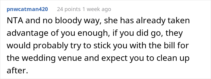 Sister RSVPs ‘No’ To Her Own Brother’s Wedding Because It’s Way Too Expensive, Asks The Internet If She Was A Jerk Sister RSVPs ‘No’ To Her Own Brother’s Wedding Because It’s Way Too Expensive, Asks The Internet If She Was A Jerk