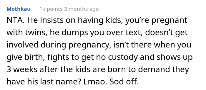 Guy Abandons His Pregnant Fiancée And Disappears, Throws A Tantrum When It Turns Out That She Named The Babies Herself