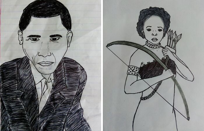 8 Pics Of My Drawings From When I Was 16 Years Old