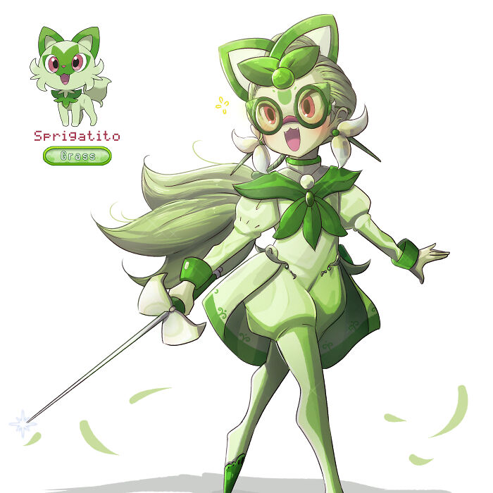 I Turn Generation Nine Pokémon Into Humanizations (9 Pics)