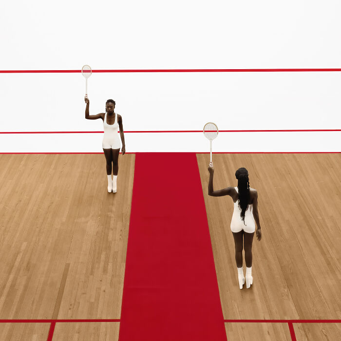 My New Photography Series: A Drone In A Squash Court