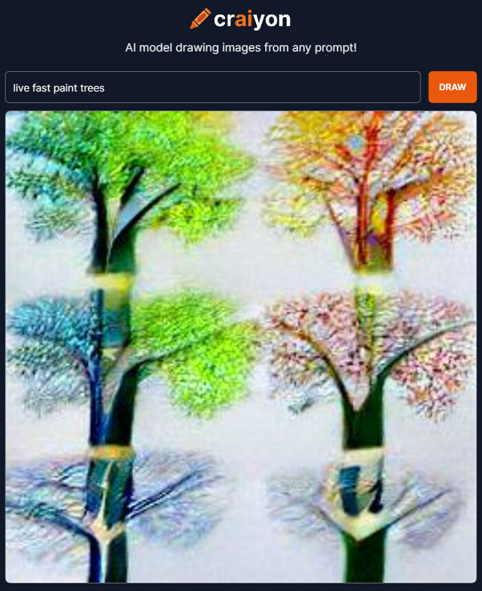 Live Fast Paint Trees