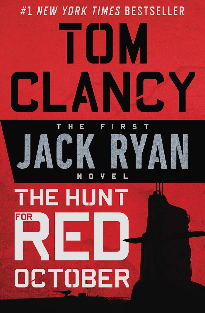 Book cover for "The Hunt For Red October"
