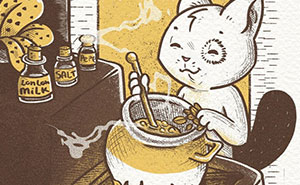 I Made 30 Illustrations Featuring An Introverted Cat That Is Seemingly Enjoying Its Life (30 Pics)