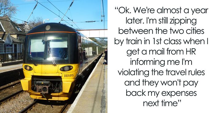 Guy Maliciously Complies After Company Demands He Take Economy-Class Plane Instead Of 1st-Class Train