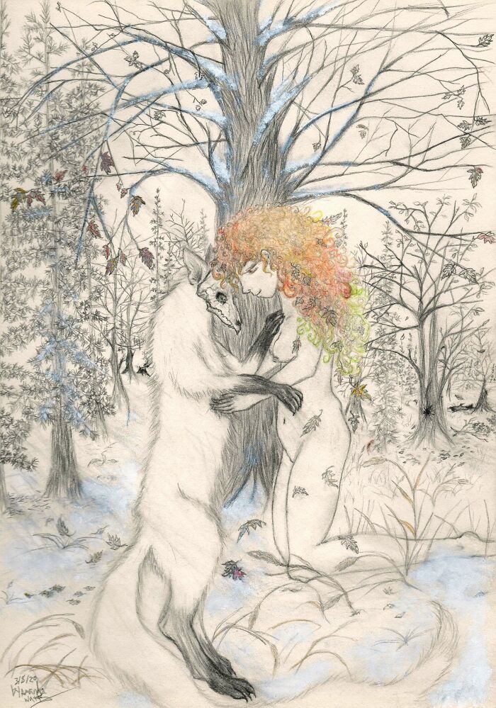 Seasons Change From Autumn To Winter