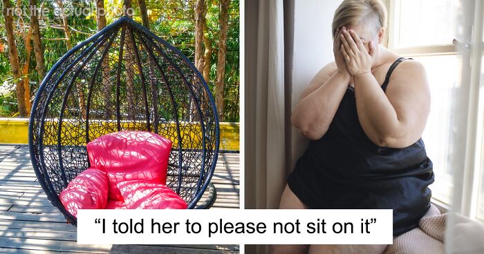 420ish Lbs Sister-In-Law Destroys Beloved Garden Swing After Being Asked Not To Sit In It Because Of Its Weight Limit, Family Drama Ensues