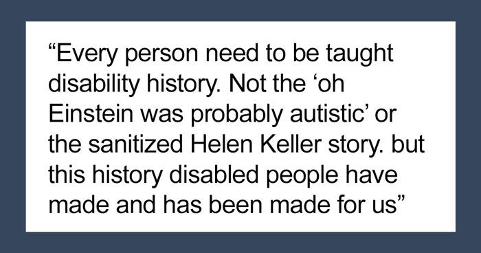 People Online Are Discussing Disability History After A Tumblr User Shares 6 Events That Are Not Talked About Enough From It
