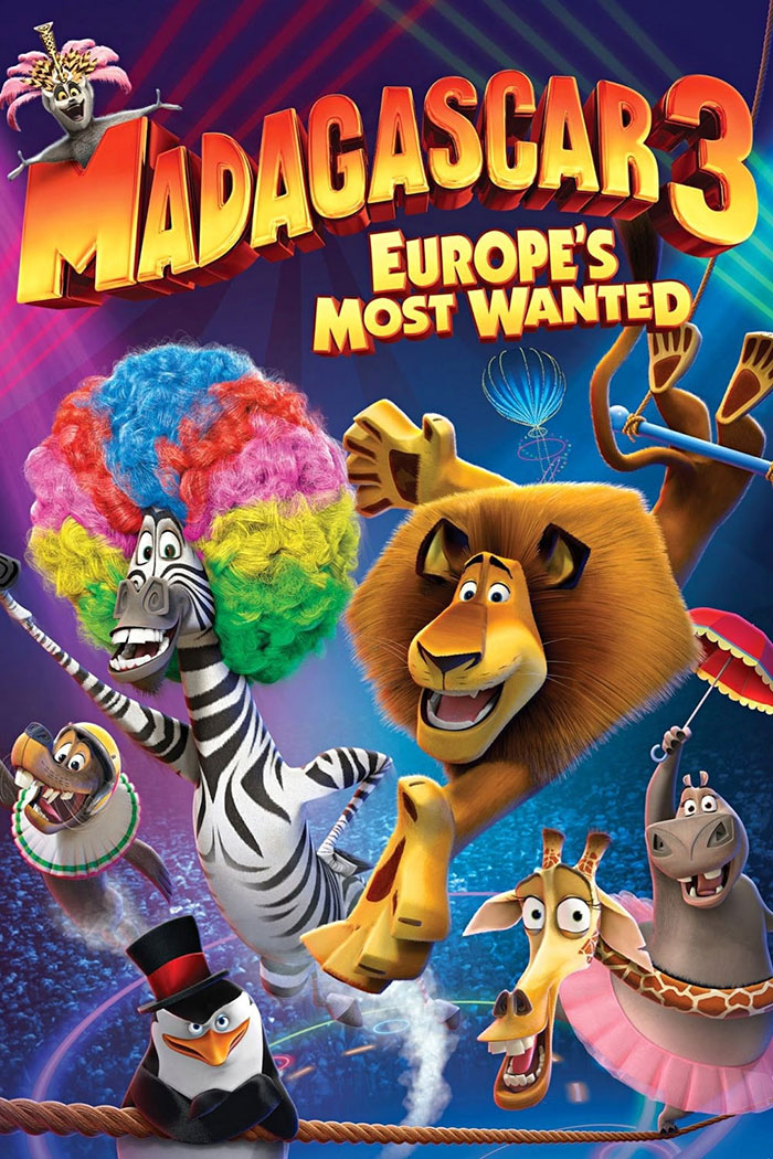 Poster for Madagascar 3: Europe's Most Wanted movie