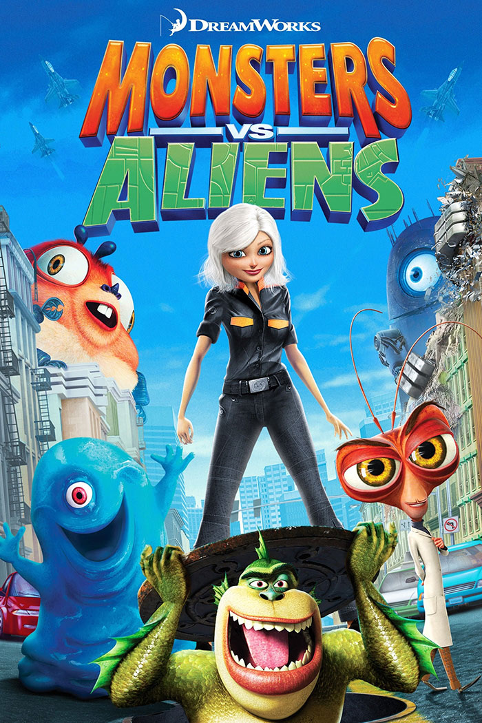 Poster for Monsters vs. Aliens movie