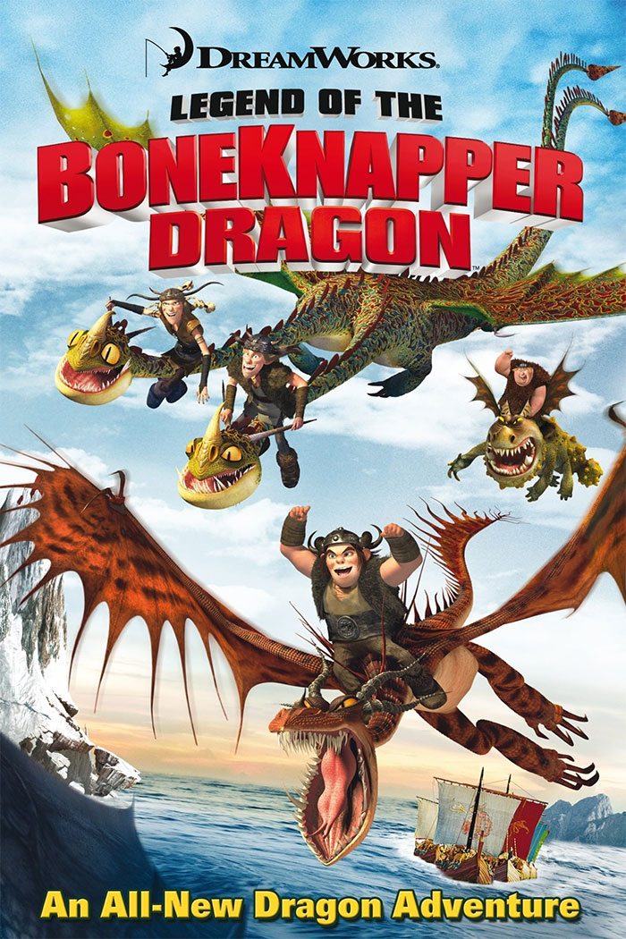 Poster for Legend of the Boneknapper Dragon movie