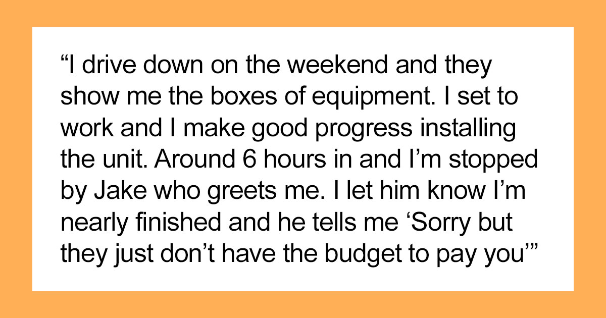 Engineer Is Furious When Company Refuses To Pay For The Work He Did, Makes Sure They Don’t Know How To Finish It Before He Leaves