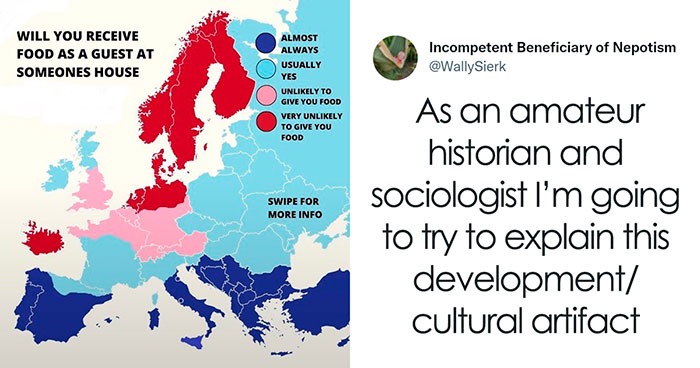“This Is Blowing People’s Minds”: Amateur Historian Explains Why Some European Countries Probably Won’t Feed You In Their Home