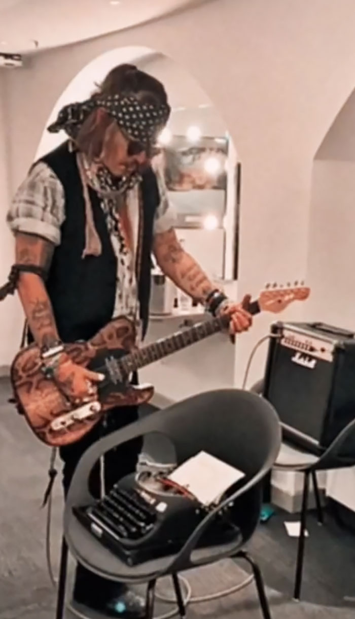 Johnny Depp launches TikTok account and posts his first video thanking fans for their support