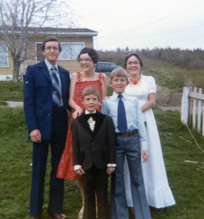 Going To A Wedding In The 70's (I'm The Skinny One In The Red Dress)