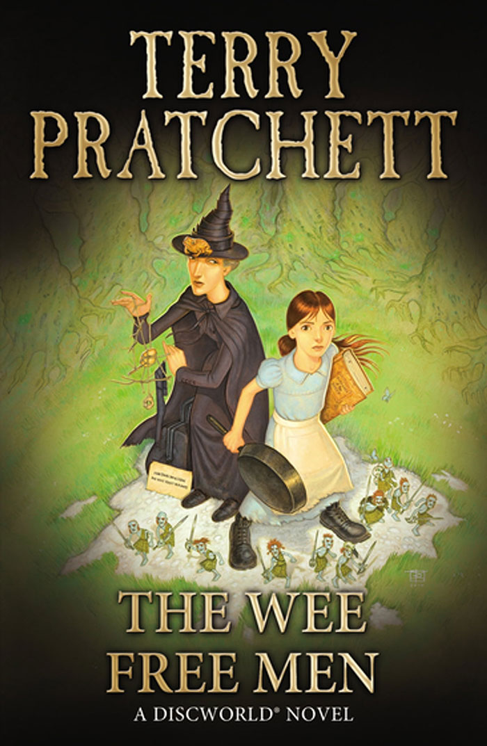 The Wee Free Men By Terry Pratchett book cover