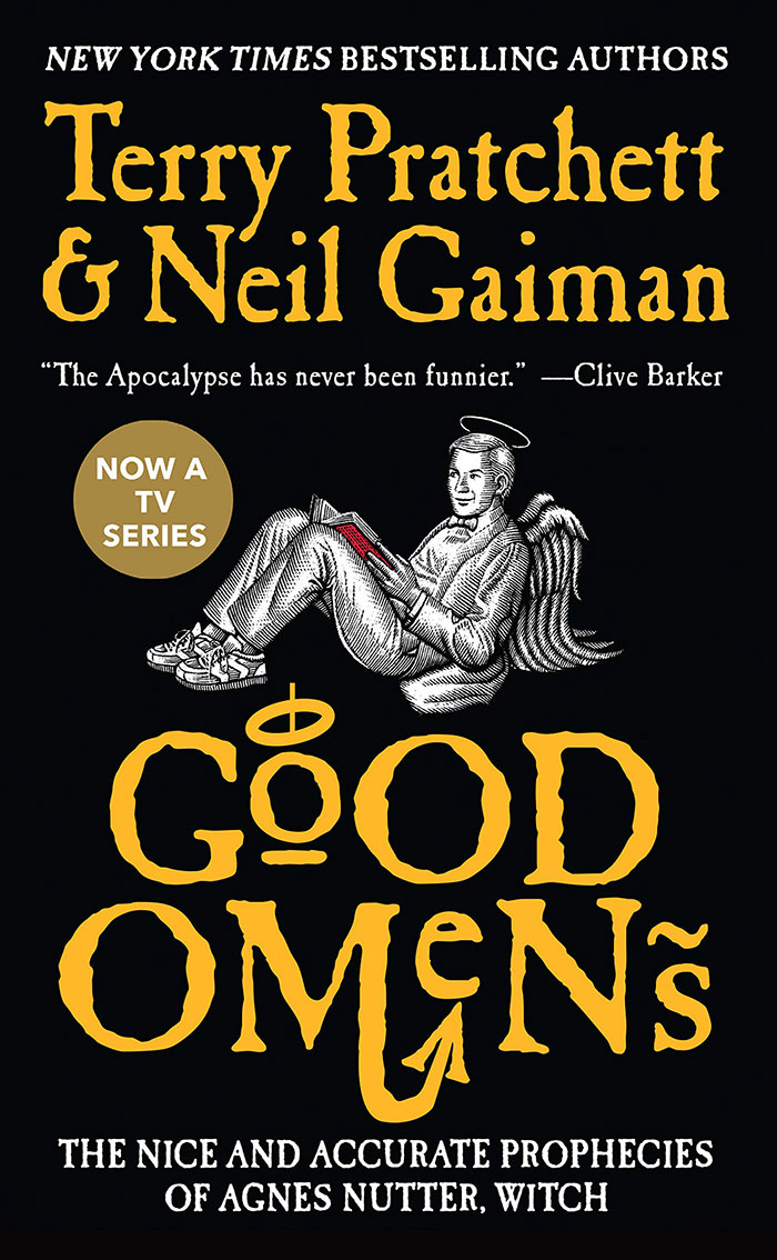 Good Omens By Terry Pratchett book cover