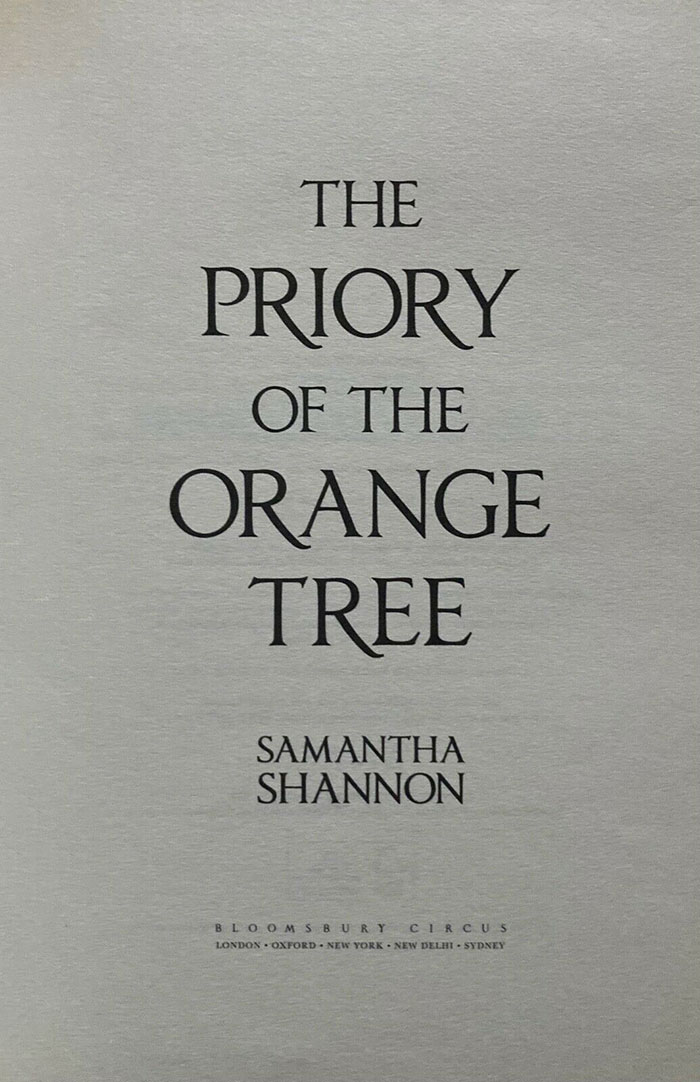 The Priory Of The Orange Tree By Samantha Shannon book cover