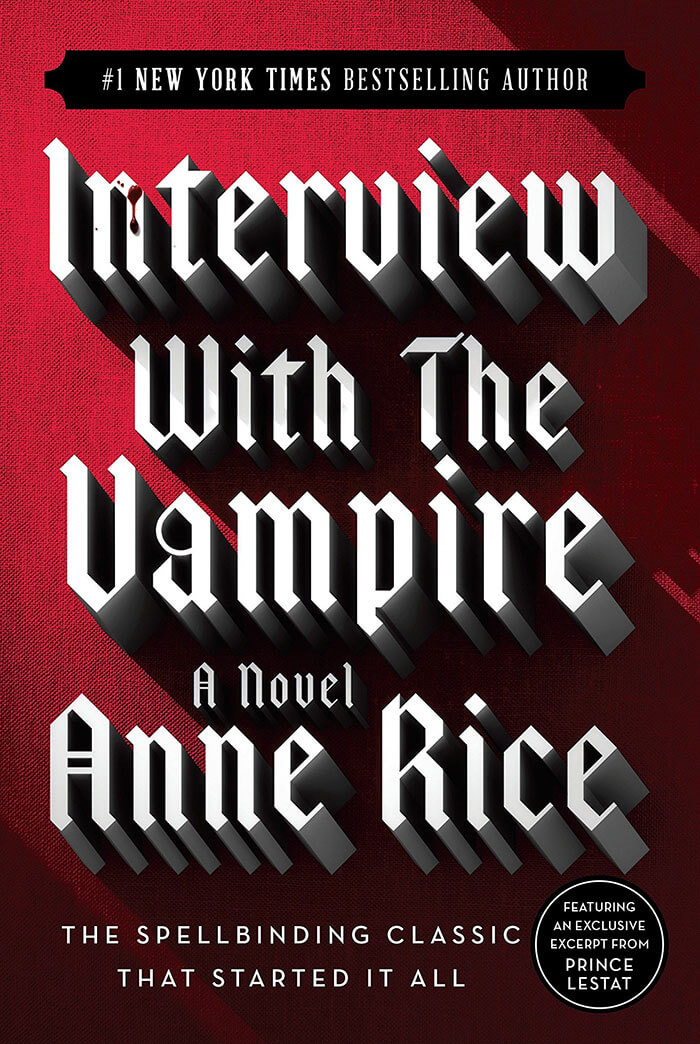 Interview With The Vampire By Anne Rice book cover