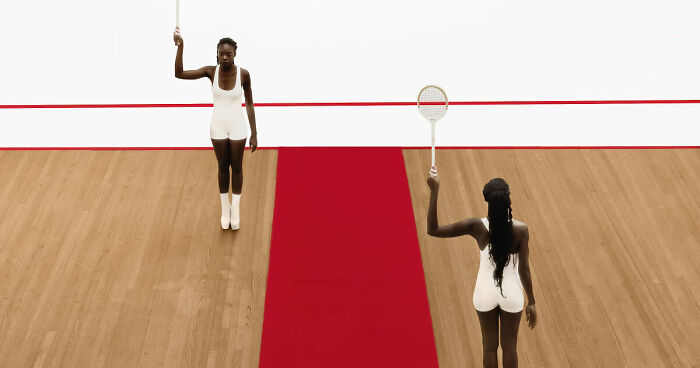 My New Photography Series: A Drone In A Squash Court