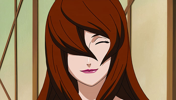 Mei Terumi smiling