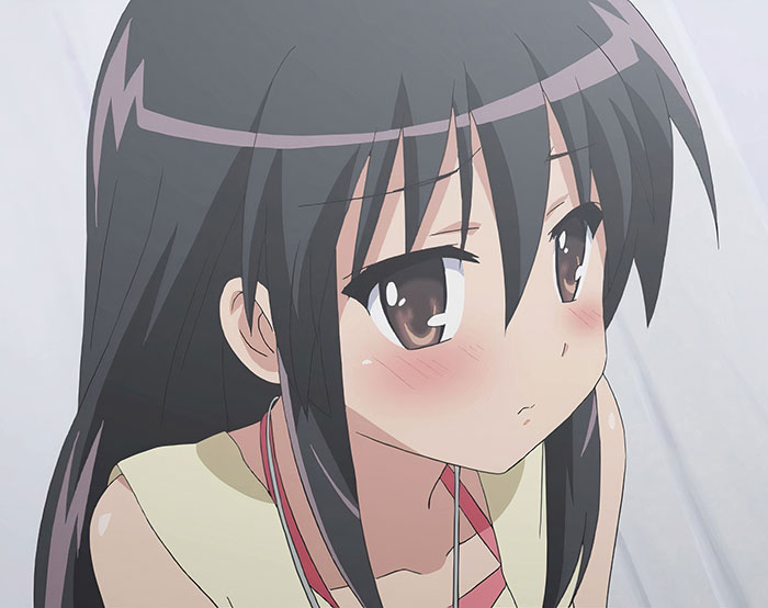 Anime character with long dark hair and big eyes, representing favorite female protagonists loved by fans.
