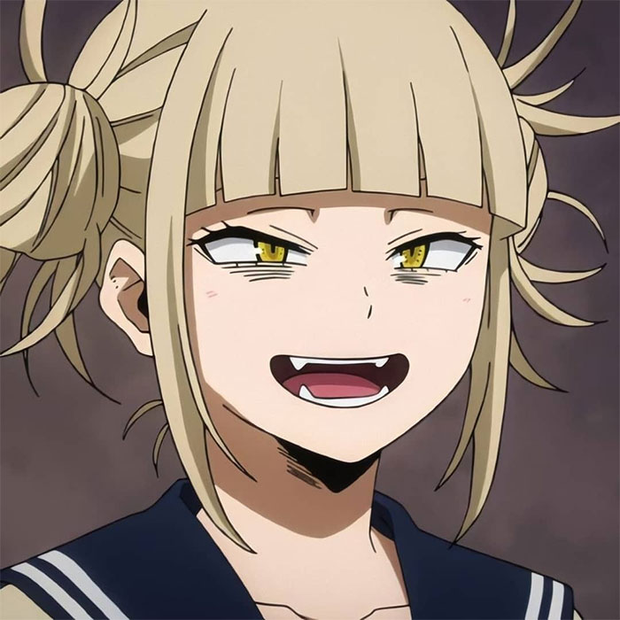 Himiko Toga smiling