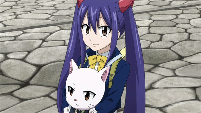 Wendy Marvell wearing school outfit