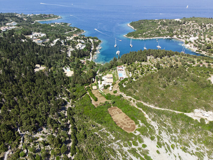 A Giant Human Footprint Appeared On Greek Island (4 Pics)
