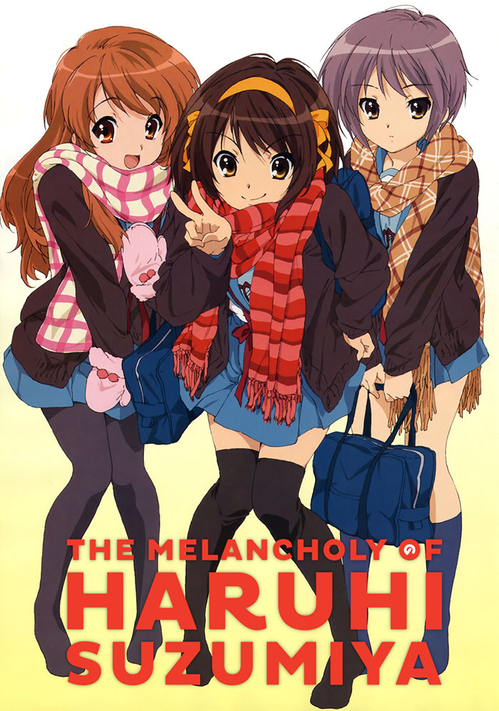 Anime poster of The Melancholy Of Haruhi Suzumiya