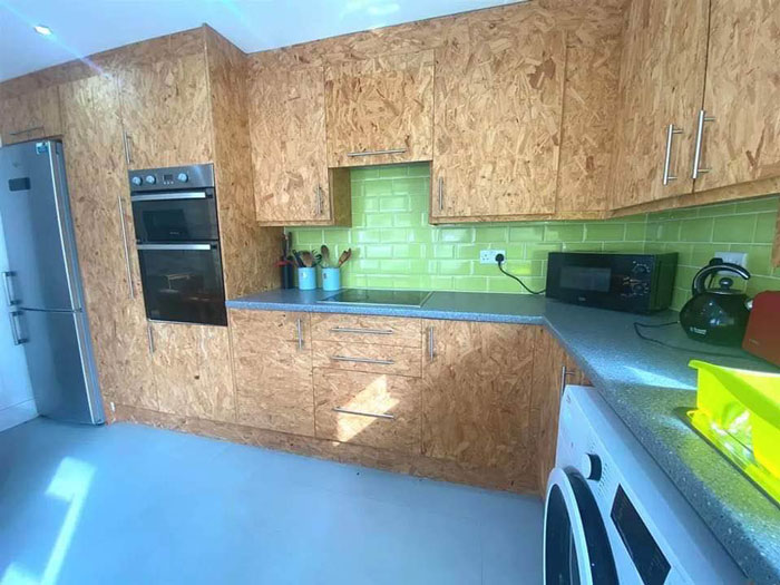 Osb Cabinets, Or “When Someone Decides The Inside Should Be The Outside”