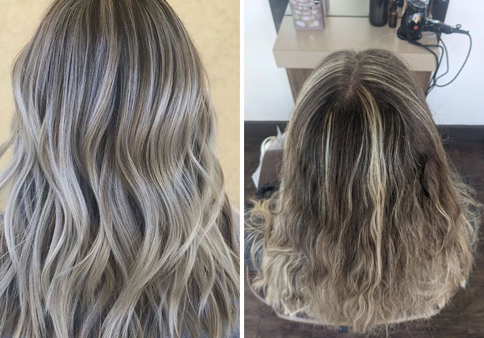 The Balayage I Asked For vs. What I Got. They Refuse To Give Me Back My £120, Too
