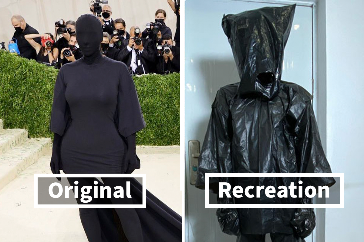 30 Hilarious Low-Cost Recreations Of Ridiculous Celebrity Outfits By Funny  Toheeb (New Pics)