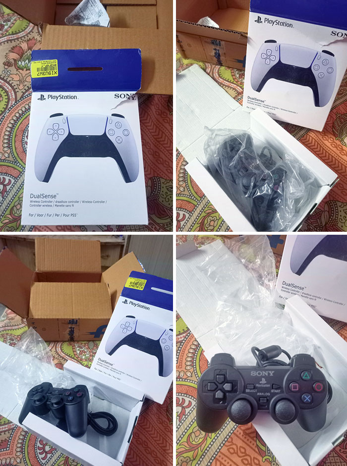 I Got Scammed Recently. I Ordered This Product From Flipkart, And Today My Product Got Delivered. When I Opened The Package, I Was Shocked That There Was A PS1 Controller