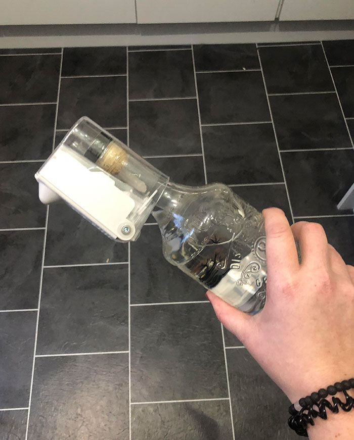Had Vodka Delivered. It Still Has The Security Tag On It So I Can’t Open It