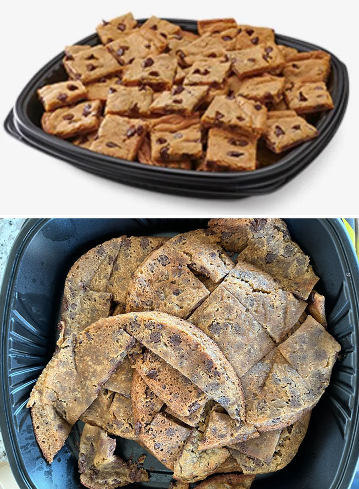 Catering Food Advertised Online vs. What We Got