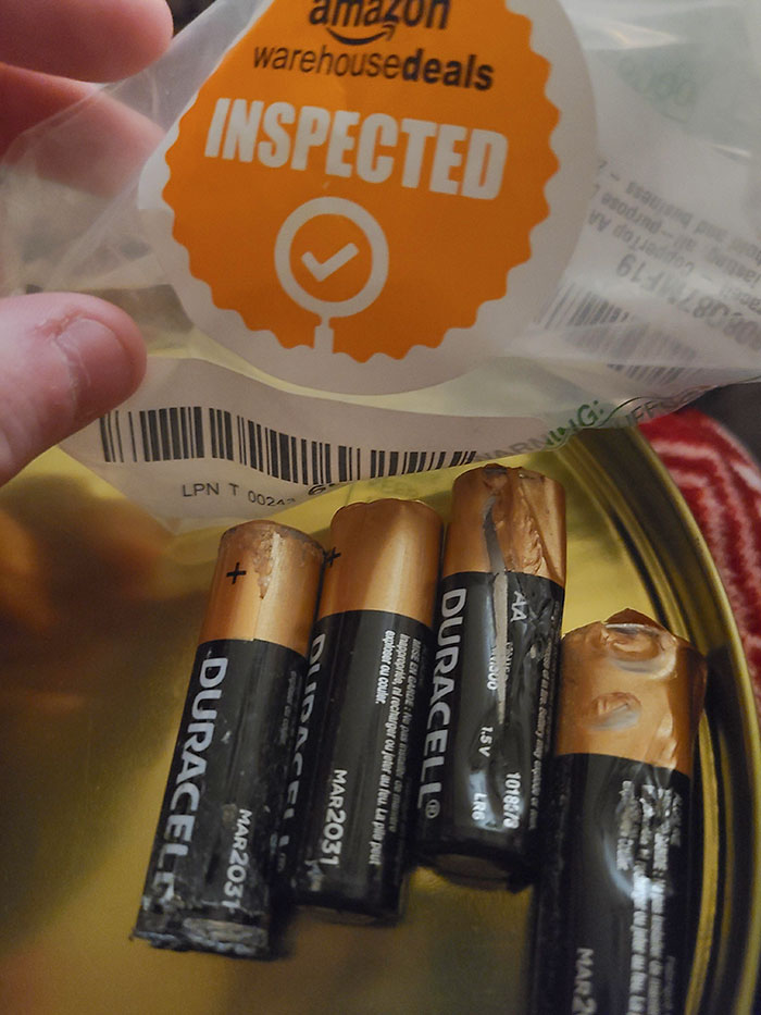 My "Inspected" Batteries From Amazon