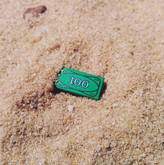 My 8-Year-Old Came Running Up The Beach Yelling "I Found $100". I Ran To See. I Was Disappointed, He Was Super Happy