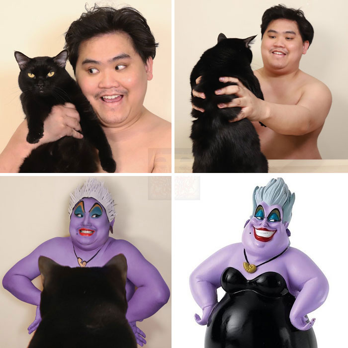Man cosplay Ursula