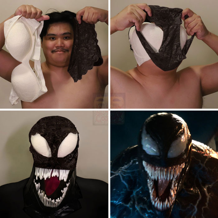 Man cosplay Venom